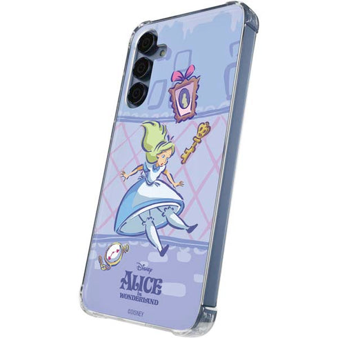 Disney Alice in Wonderland Falling down the Rabbit Hole Galaxy A35 5G Clear Case